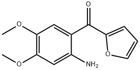 (2-AMINO-4,5-DIMETHOXY-PHENYL)-FURAN-2-YL-METHANONE Struktur