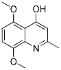 5,8-DIMETHOXY-2-METHYLQUINOLIN-4-OL Struktur