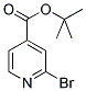 2-BROMO-4-PYRIDINE CARBOXYLIC ACID TERT-BUTYL ESTER Struktur