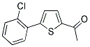 1-[5-(2-CHLOROPHENYL)-2-THIENYL]ETHANONE Struktur