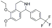 5-ETHOXY-6-METHOXY-1-[4-(TRIFLUOROMETHYL)PHENYL]-1,2,3,4-TETRAHYDROISOQUINOLINE Struktur