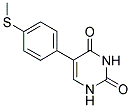 5-[4-(METHYLSULFANYL)PHENYL]-2,4(1H,3H)- PYRIMIDINEDIONE Struktur