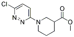 1-(6-CHLORO-PYRIDAZIN-3-YL)-PIPERIDINE-3-CARBOXYLIC ACID METHYL ESTER Struktur