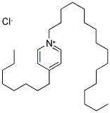 1-HEXADECYL-4-OCTYL-PYRIDINIUM CHLORIDE Struktur