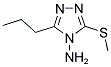 3-(METHYLSULFANYL)-5-PROPYL-4H-1,2,4-TRIAZOL-4-AMINE Struktur