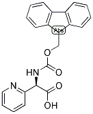 (R)-[(9H-FLUOREN-9-YLMETHOXYCARBONYLAMINO)]-PYRIDIN-2-YL-ACETIC ACID Struktur