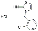 3-(2-CHLOROBENZYL)-1,3-THIAZOL-2(3H)-IMINE HYDROCHLORIDE Struktur