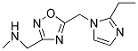 ((5-[(2-ETHYL-1H-IMIDAZOL-1-YL)METHYL]-1,2,4-OXADIAZOL-3-YL)METHYL)METHYLAMINE Struktur