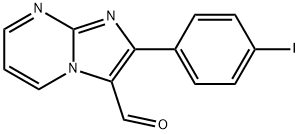 2-(4-IODOPHENYL)IMIDAZO[1,2-A]PYRIMIDINE-3-CARBALDEHYDE Struktur