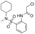 2-CHLORO-N-(2-[[CYCLOHEXYL(METHYL)AMINO]SULFONYL]PHENYL)ACETAMIDE Struktur