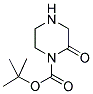 2-OXO-PIPERAZINE-1-CARBOXYLIC ACID TERT-BUTYL ESTER Struktur