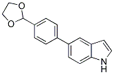 5-(4-[1,3]DIOXOLAN-2-YL-PHENYL)-1H-INDOLE Struktur