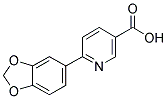 6-(1,3-BENZODIOXOL-5-YL)NICOTINIC ACID Struktur