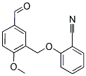 2-[(5-FORMYL-2-METHOXYBENZYL)OXY]BENZONITRILE Struktur