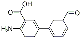 4-AMINO-3'-FORMYL[1,1'-BIPHENYL]-3-CARBOXYLIC ACID Struktur