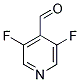 3,5-DIFLUORO-4-FORMYL PYRIDINE Struktur