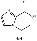 SODIUM 1-ETHYL-1H-IMIDAZOLE-2-CARBOXYLATE Struktur