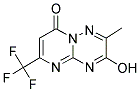 3-HYDROXY-2-METHYL-6-(TRIFLUOROMETHYL)-8H-PYRIMIDO[1,2-B][1,2,4]TRIAZIN-8-ONE Struktur