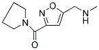 N-METHYL[3-(1-PYRROLIDINYLCARBONYL)-5-ISOXAZOLYL]METHANAMINE Struktur