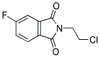 2-(2-CHLORO-ETHYL)-5-FLUORO-ISOINDOLE-1,3-DIONE Struktur