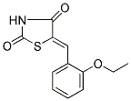 (5Z)-5-(2-ETHOXYBENZYLIDENE)-1,3-THIAZOLIDINE-2,4-DIONE Struktur