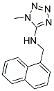 1-METHYL-N-(1-NAPHTHYLMETHYL)-1H-TETRAZOL-5-AMINE Struktur