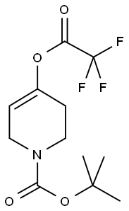 4-(2,2,2-TRIFLUORO-ACETOXY)-3,6-DIHYDRO-2H-PYRIDINE-1-CARBOXYLIC ACID TERT-BUTYL ESTER Struktur