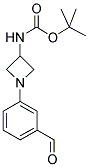 [1-(3-FORMYL-PHENYL)-AZETIDIN-3-YL]-CARBAMIC ACID TERT-BUTYL ESTER Struktur