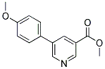 METHYL 5-(4-METHOXYPHENYL)NICOTINATE Struktur