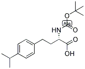 (S)-2-TERT-BUTOXYCARBONYLAMINO-4-(4-ISOPROPYL-PHENYL)-BUTYRIC ACID Struktur