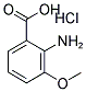 2-AMINO-3-METHOXYBENZOIC ACID HYDROCHLORIDE Struktur