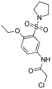 2-CHLORO-N-[4-ETHOXY-3-(PYRROLIDIN-1-YLSULFONYL)PHENYL]ACETAMIDE Struktur