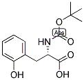 (S)-2-TERT-BUTOXYCARBONYLAMINO-3-(2-HYDROXY-PHENYL)-PROPIONIC ACID Struktur