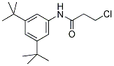 3-CHLORO-N-(3,5-DI-TERT-BUTYLPHENYL)PROPANAMIDE Struktur