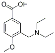 3-[(DIETHYLAMINO)METHYL]-4-METHOXYBENZOIC ACID Struktur