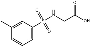 2-([(3-METHYLPHENYL)SULFONYL]AMINO)ACETIC ACID Struktur