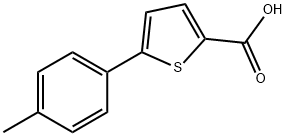 5-(4-METHYLPHENYL)-2-THIOPHENECARBOXYLIC ACID Struktur