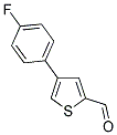 4-(4-FLUOROPHENYL)-2-THIOPHENECARBALDEHYDE Struktur