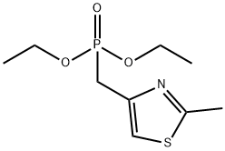 DIETHYL 2-METHYLTHIAZOLE-4-METHYLPHOSPHONATE Struktur