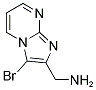 C-(3-BROMO-IMIDAZO[1,2-A]PYRIMIDIN-2-YL)-METHYLAMINE Struktur