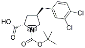 BOC-(R)-GAMMA-(3,4-DICHLORO-BENZYL)-L-PROLINE Struktur