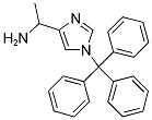 1-(1-TRITYL-1H-IMIDAZOL-4-YL)-ETHYLAMINE Struktur