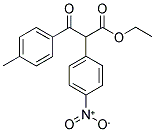 2-(4-NITRO-PHENYL)-3-OXO-3-P-TOLYL-PROPIONIC ACID ETHYL ESTER Struktur