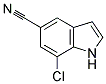 7-CHLORO-1H-INDOLE-5-CARBONITRILE Struktur