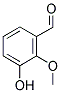 3-HYDROXY-2-METHOXYBENZALDEHYDE Struktur