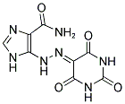 5-[2-(2,4,6-TRIOXOTETRAHYDROPYRIMIDIN-5(2H)-YLIDENE)HYDRAZINO]-1H-IMIDAZOLE-4-CARBOXAMIDE Struktur