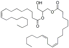 1-LINOLEOYL-2-OLEOYL-RAC-GLYCEROL Struktur