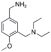 N-[5-(AMINOMETHYL)-2-METHOXYBENZYL]-N-ETHYLETHANAMINE Struktur