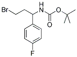 TERT-BUTYL 3-BROMO-1-(4-FLUOROPHENYL)PROPYLCARBAMATE Struktur