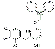 (R)-2-(9H-FLUOREN-9-YLMETHOXYCARBONYLAMINO)-3-(2,3,4-TRIMETHOXY-PHENYL)-PROPIONIC ACID Struktur